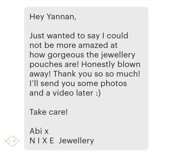 Logo Pouch - Wholesale Pouch - Women's - JESSICA 50pcs - Protective Drawstring Pouches1