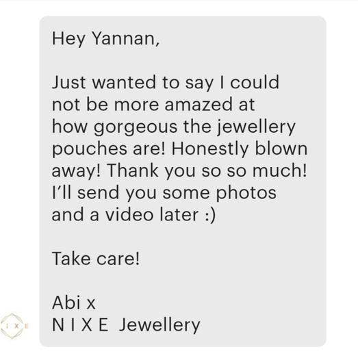 Logo Pouch - Wholesale Pouch - Women's - JESSICA 50pcs - Protective Drawstring Pouches1