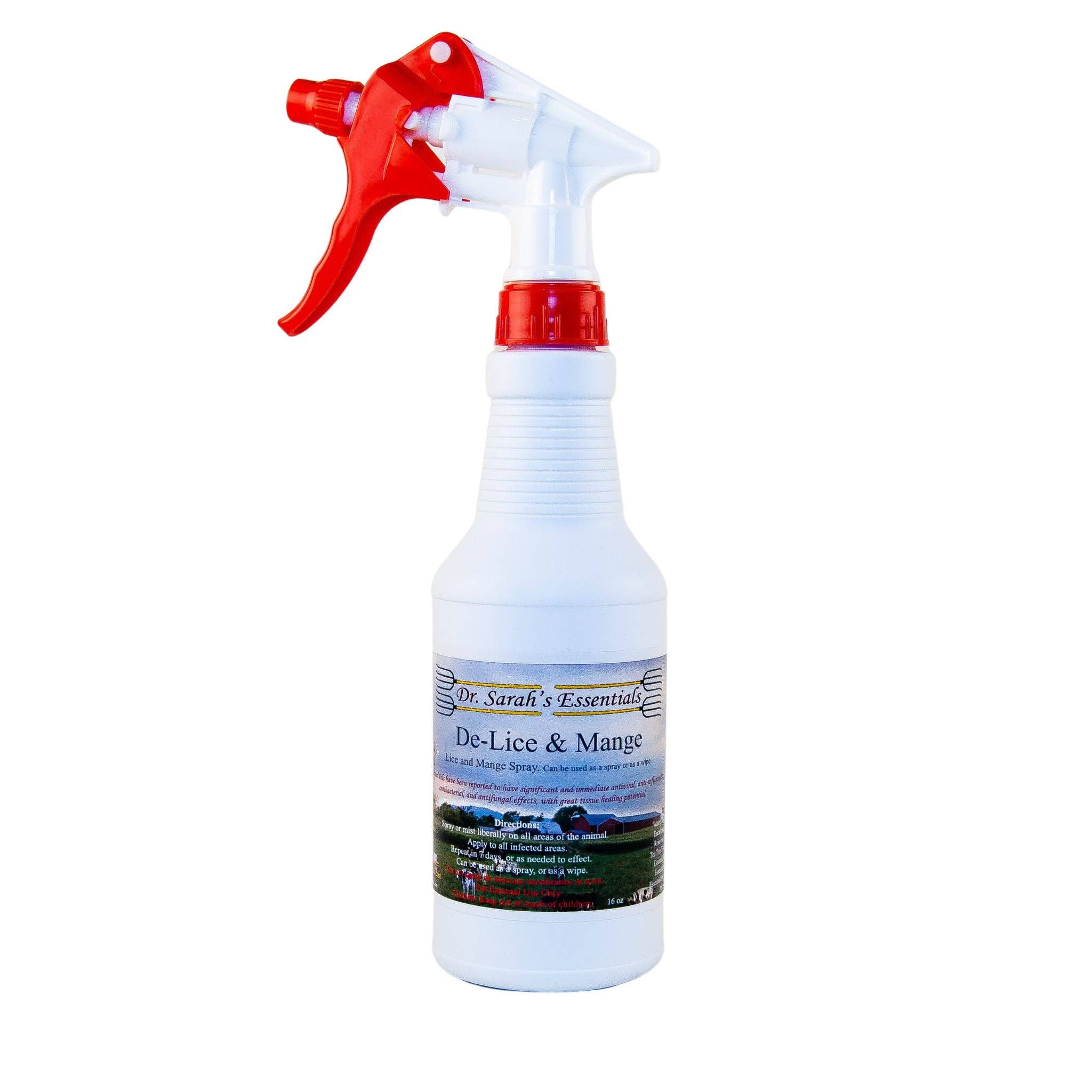 Dr. Sarah's Essentials LLC - Wholesale Insect Repellent - De-Lice & Mange Spray5