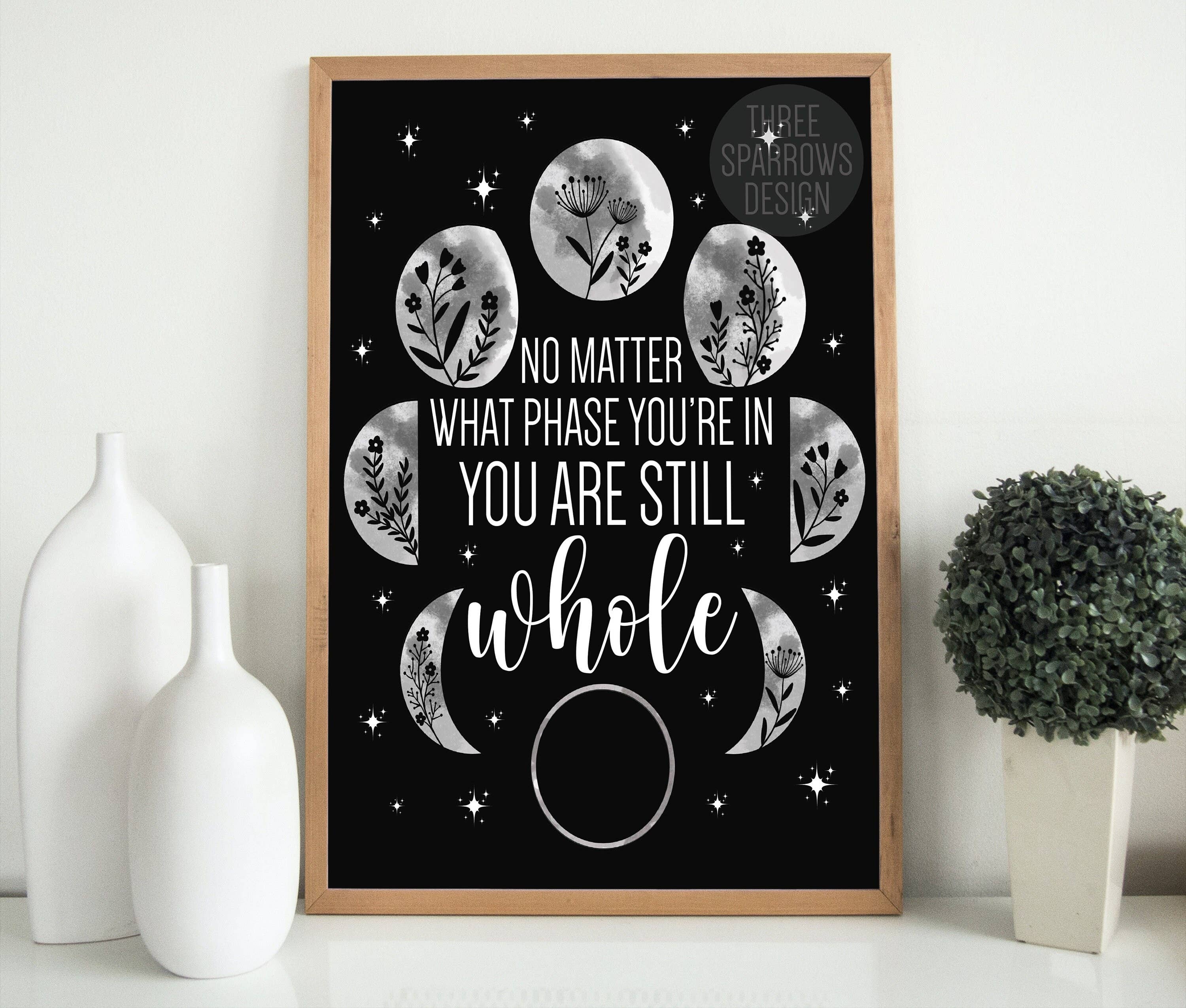 Three Sparrows Design – Großhandel Kunstdruck – Du bist immer noch ganz | Schwierigkeiten überwinden Zitat2