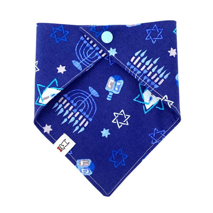 Winthrop Clothing Co. - Wholesale Pet Bandana - Dog - Hanukkah Dog Bandana