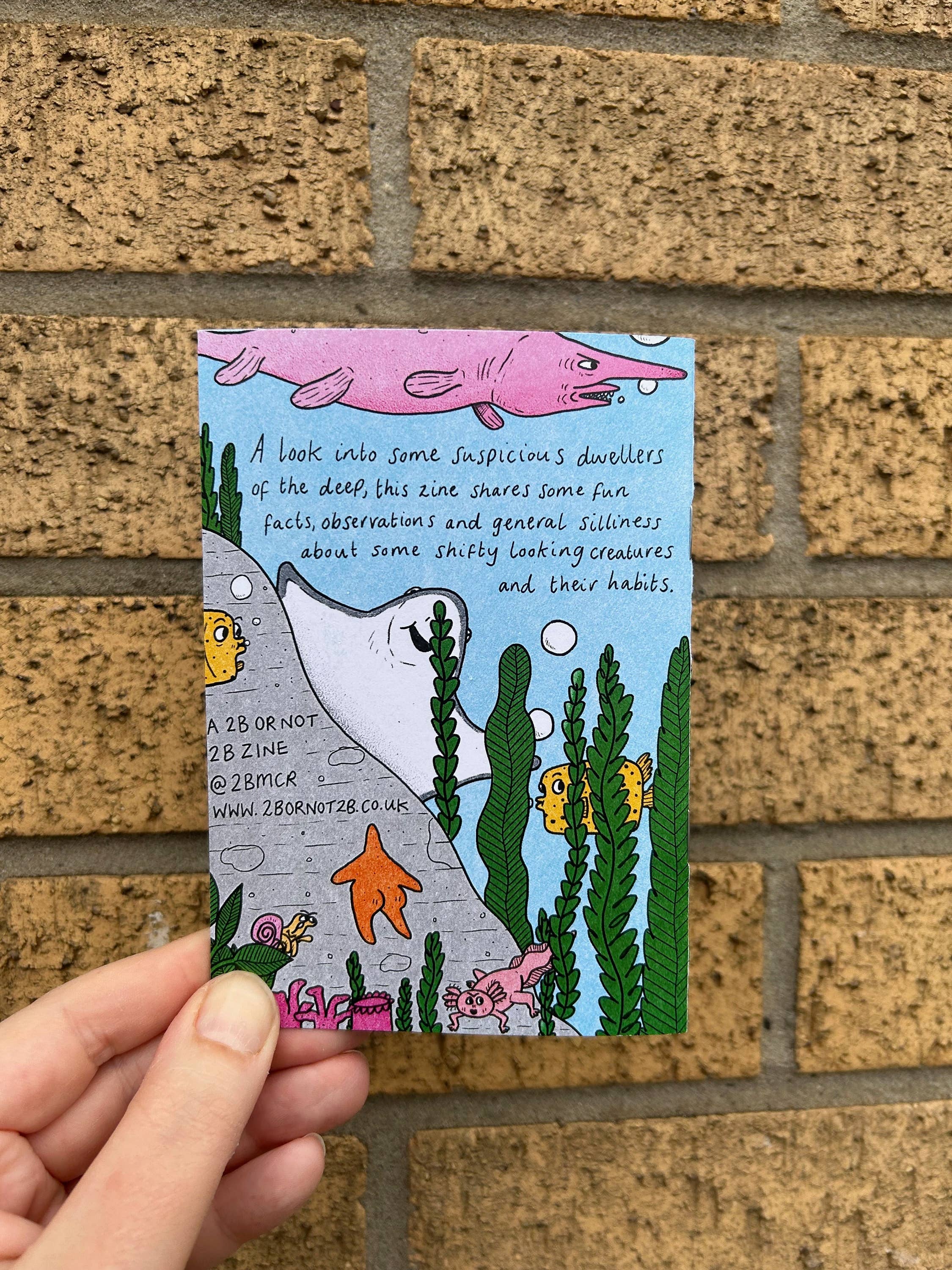 2B Or Not 2B - Wholesale Comic Book - Suspicious Fish Sazzsquatch Undersea Comic Zine A61