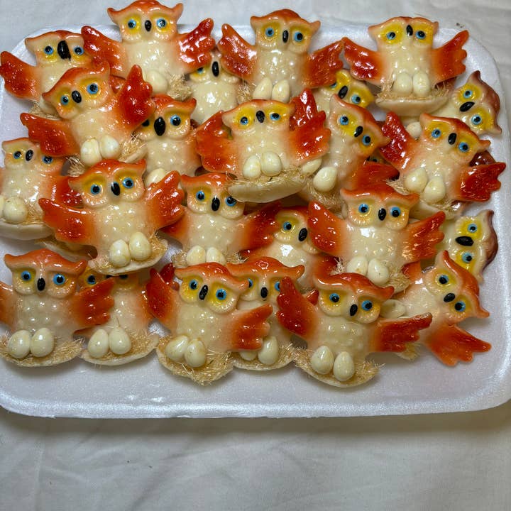 Magnets Market - Vente Aimants - Aimant de cuisine en forme de hibou avec œufs