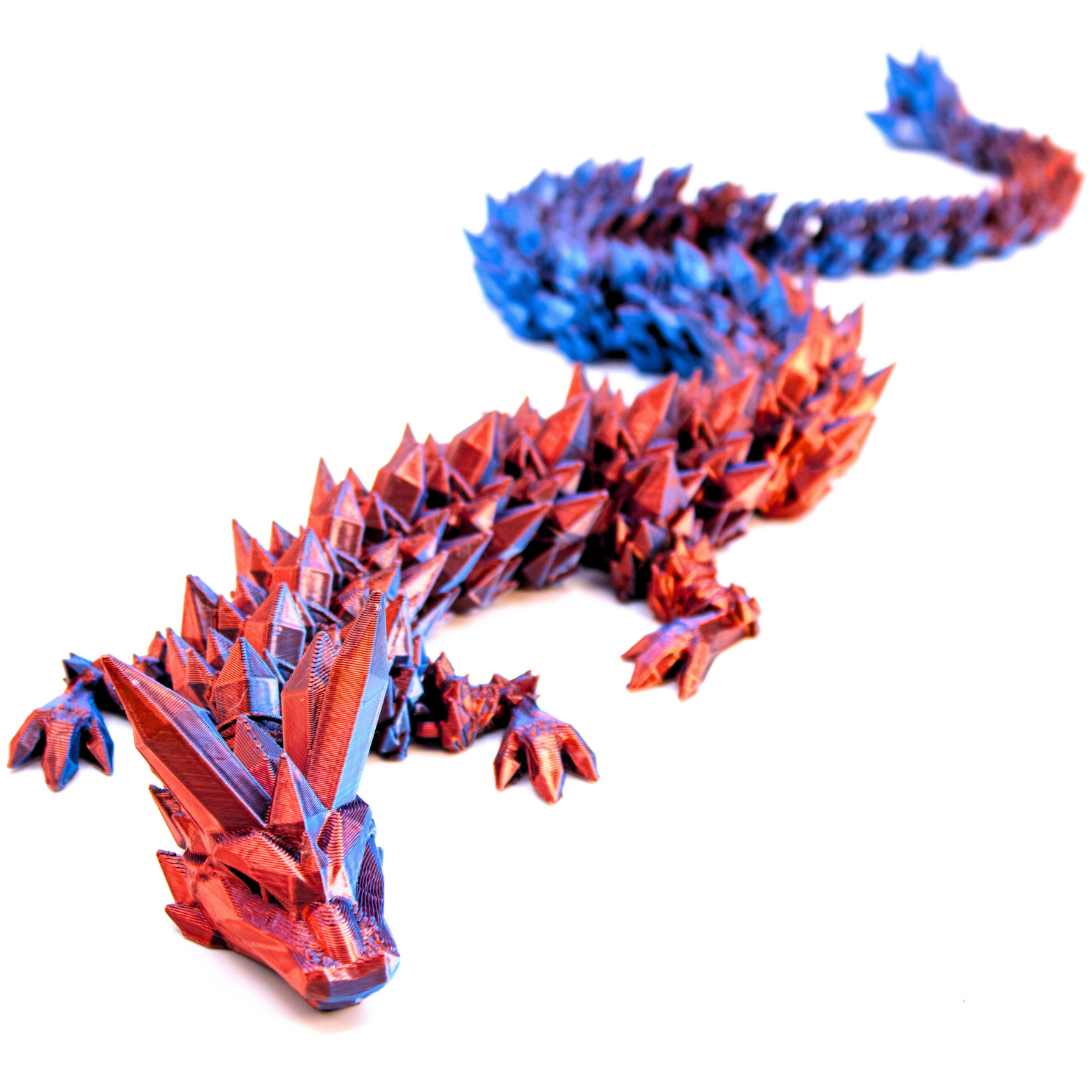 Dragon Fidgets - Wholesale Fidget Toy - Kids - 19IN Crystal Dragon Fidget Toy Decor, 3D Printed27