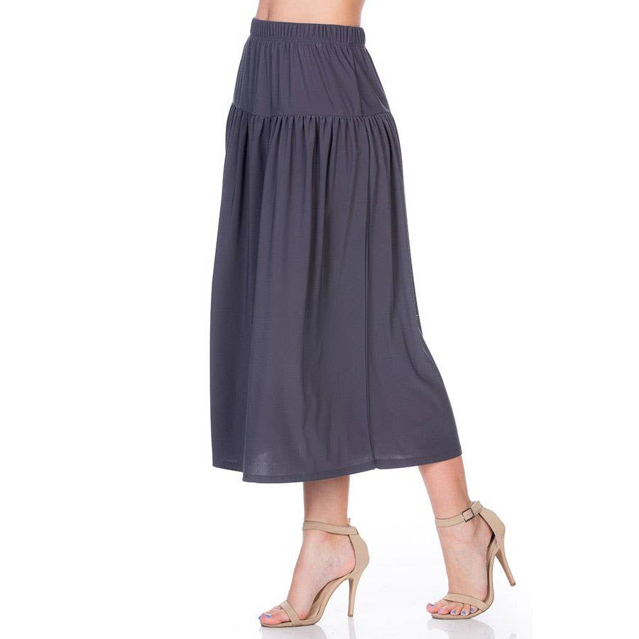 Azules Clothing - Wholesale Rok - Dames - ASK-9026PS eigentijdse midi-rok33