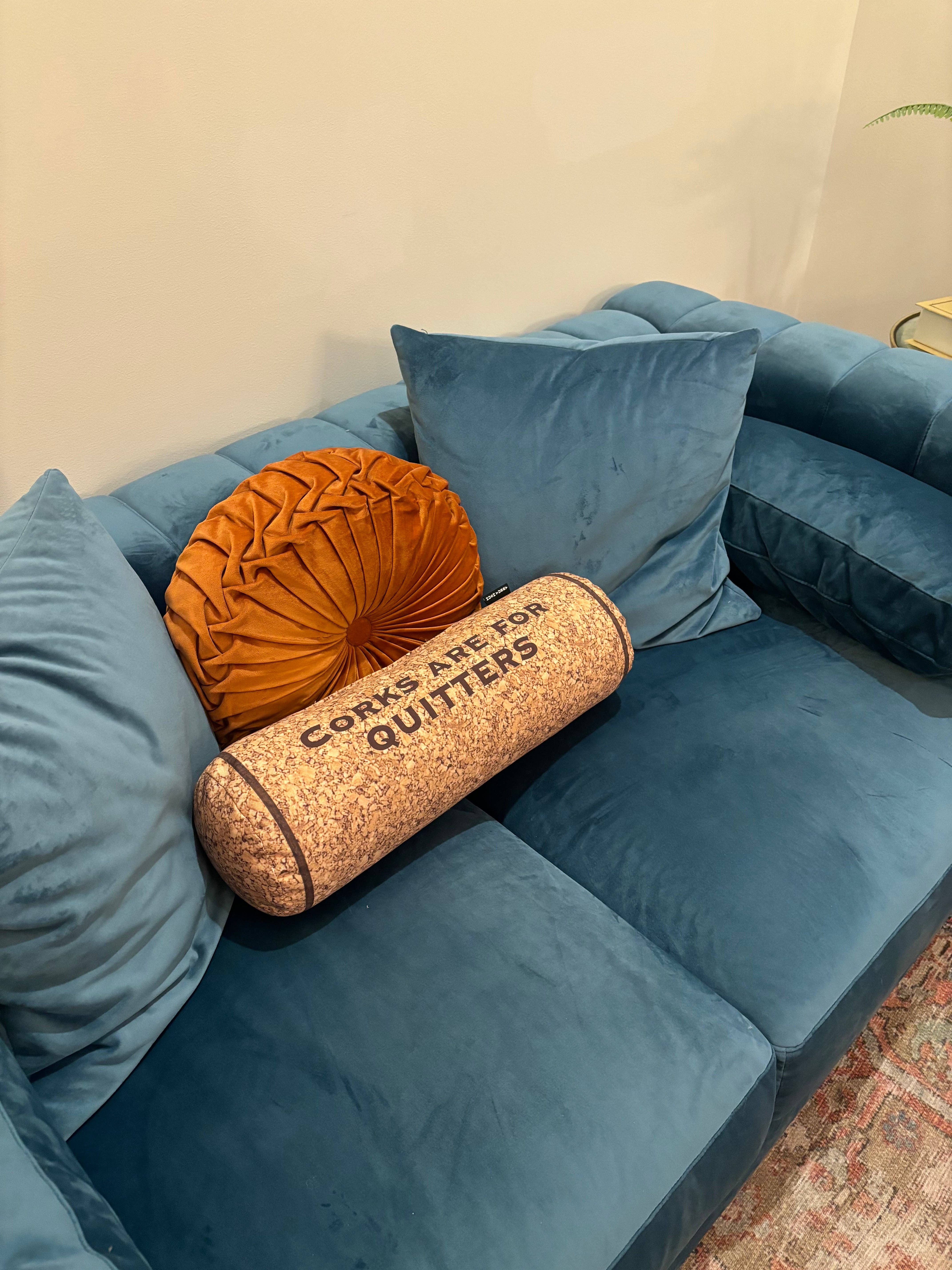 HushTubby - Wholesale Throw/Decorative Pillow - Corks Are For Quitters  Wine Cork Pillow7