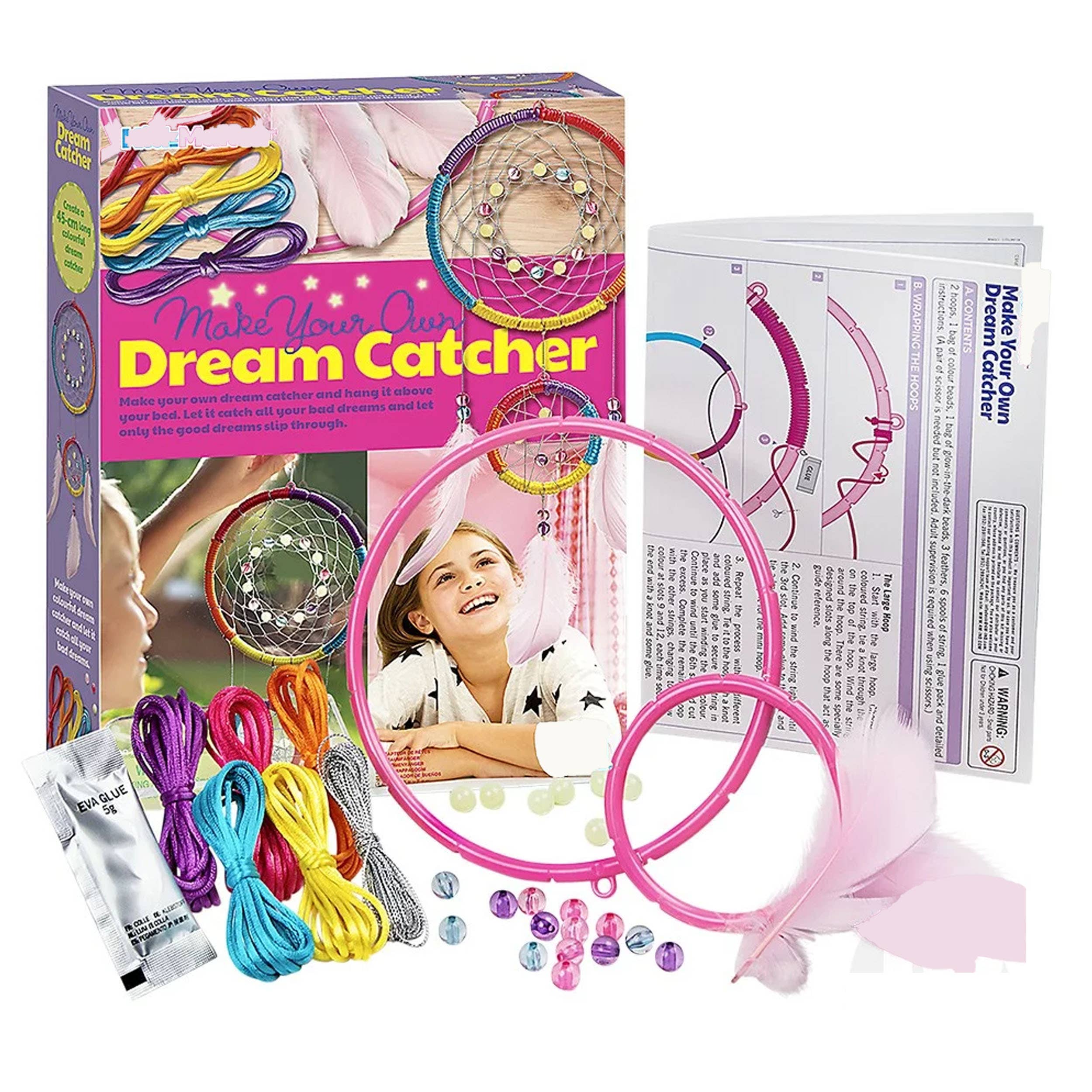 Pagdee Kids Juniors - Vendita all'ingrosso Kit per lavoretti fai da te - Bambini - Kit Creativo per Bambini: Acchiappasogni Decorazioni Festive3