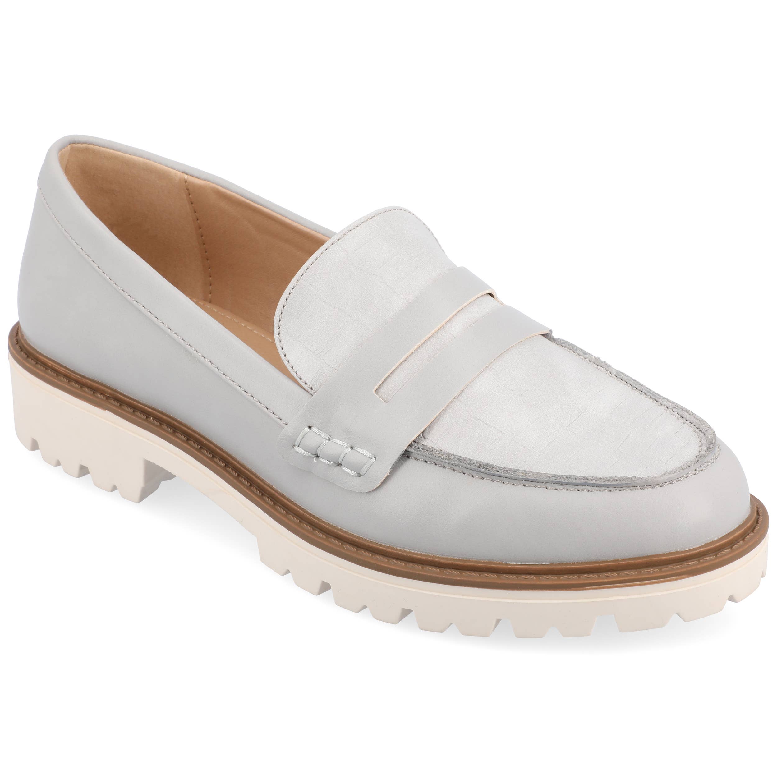 Journee - Wholesale Flats - Women's - Kenly Statement Loafer Flats In Faux Leather3
