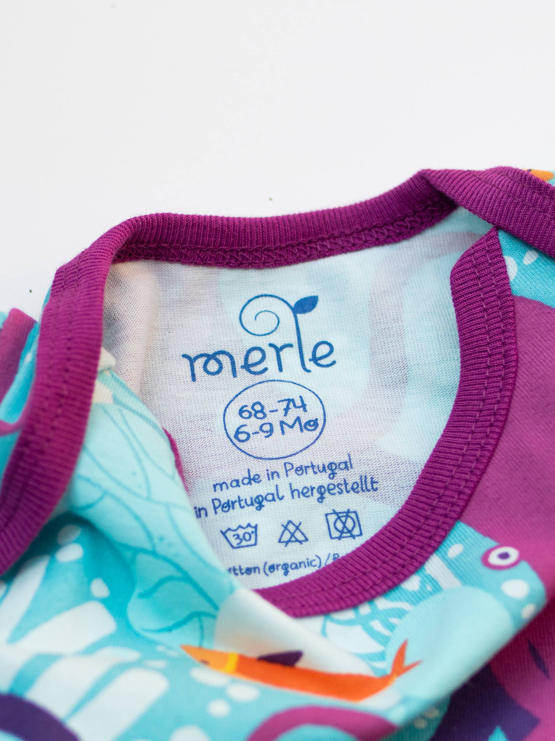 Merle Kids - Wholesale Bodysuit (Non-Footed) - Baby - Organic Baby Onesies - Under the Sea3