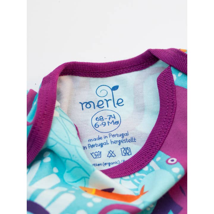 Merle Kids - Wholesale Bodysuit (Non-Footed) - Baby - Organic Baby Onesies - Under the Sea3