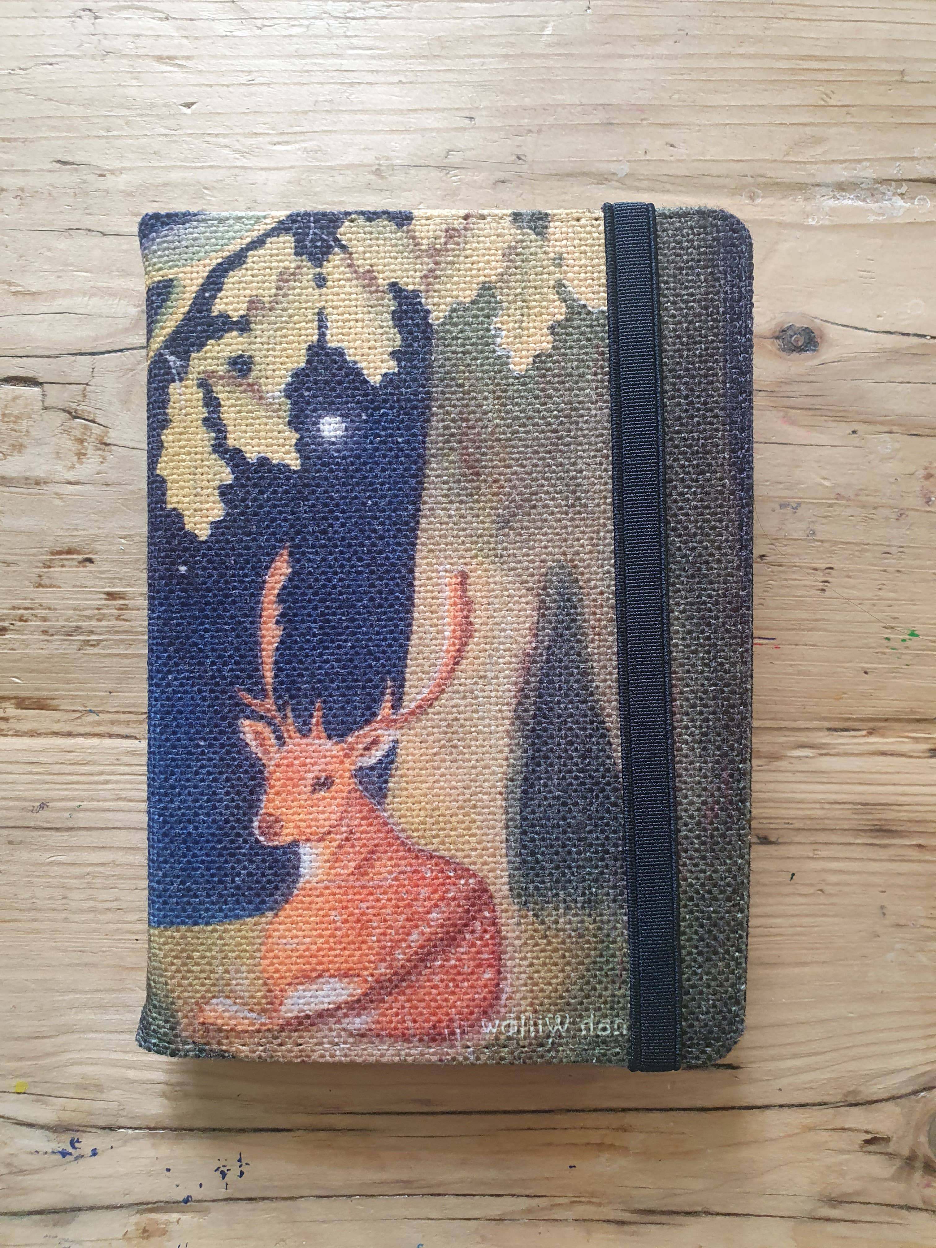 Hannah Willow Art – wholesale Notebook – Morning Forest notebook in rose petal soft feel finish A6  1