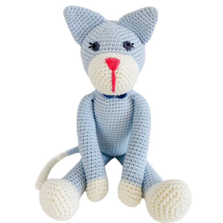 Tøjdyr legetøj, kat, økologisk bomuld for engroshandel hos BEBEMOSS, LLC