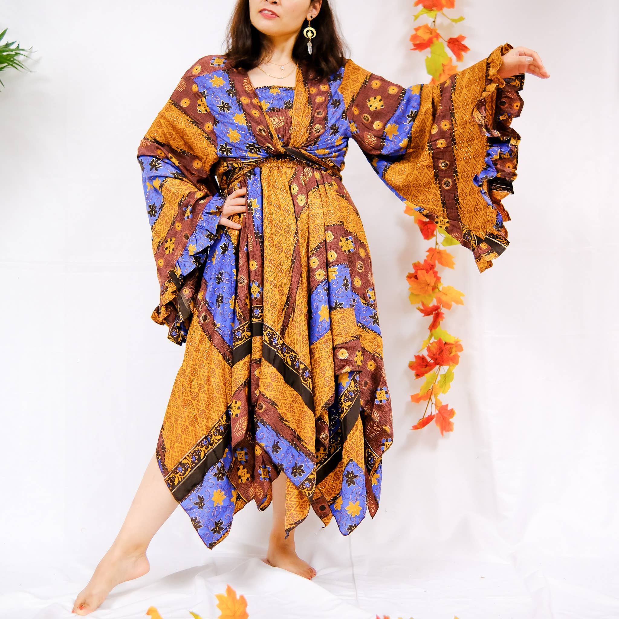 Karma Nepal Crafts – Vestido - Mulher por atacado – Vestido Pixie Boho10