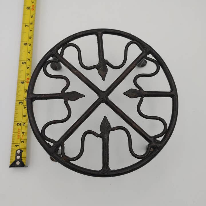 Asia West - Vendita all'ingrosso Portavasi - Supporti per piante rotondi in ferro battuto10