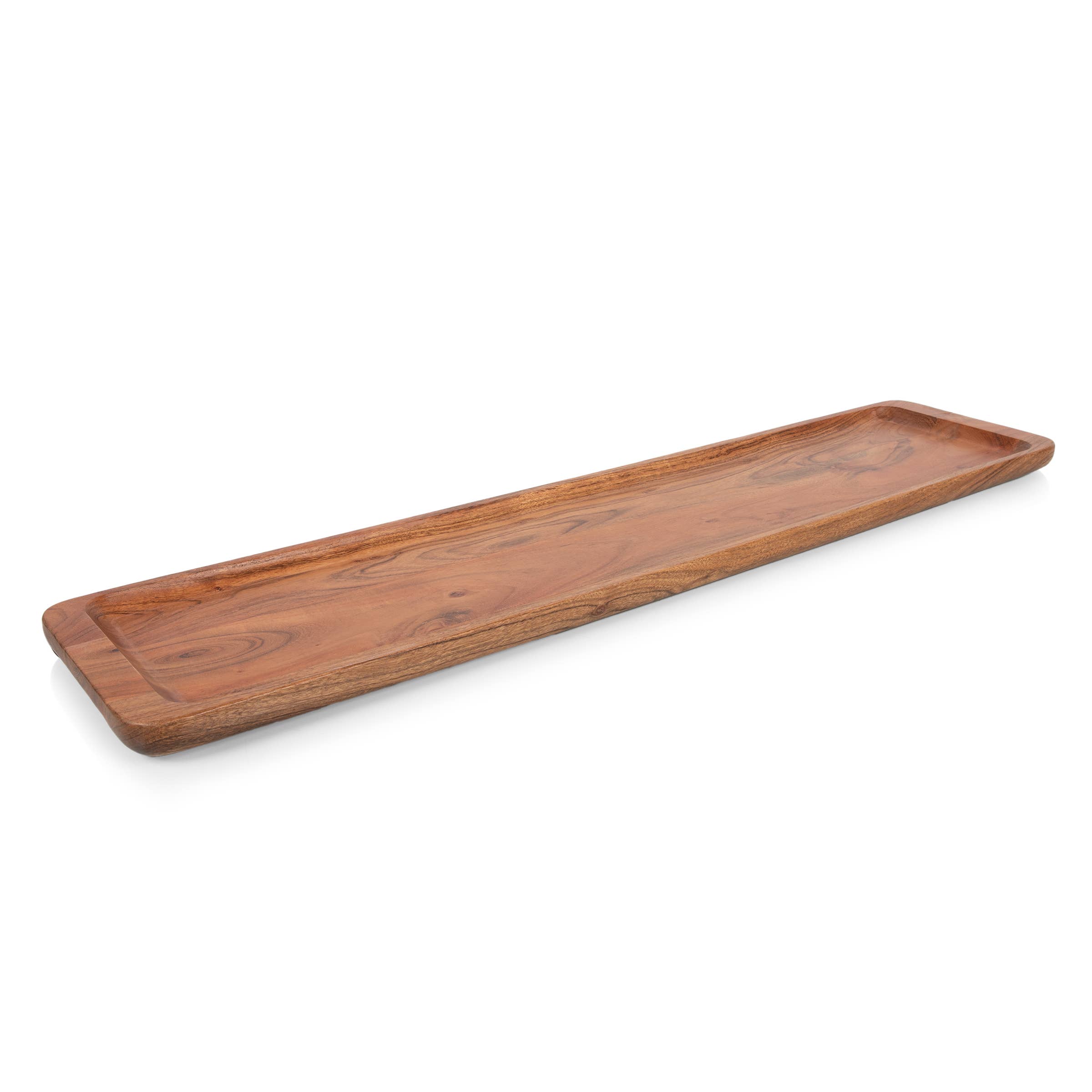 Canapé 36" Appetizer Serving Tray - Acacia Wood for wholesale on Faire2