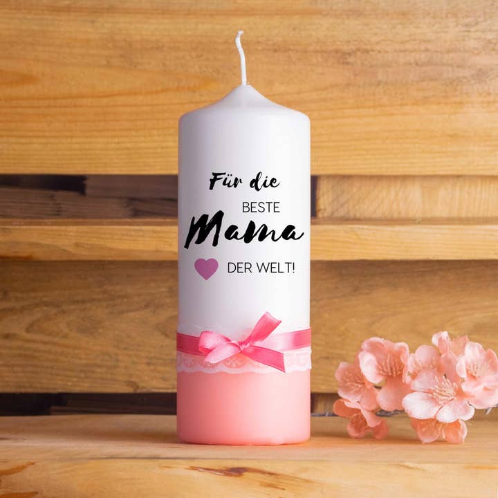 Presentljus för föräldrar/morföräldrar|födelsedag|gåva för wholesale av Die Kerzenwerkstatt