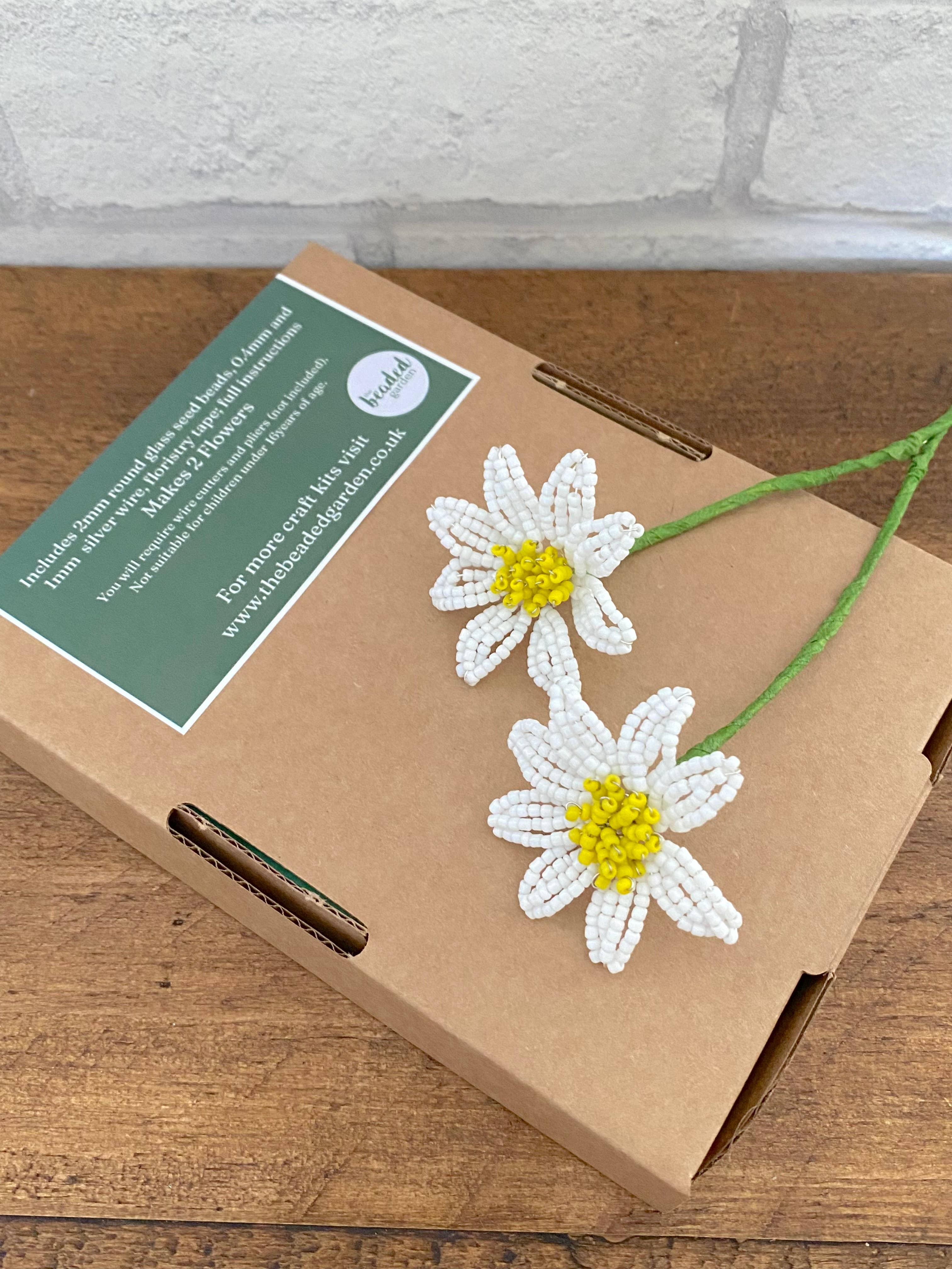 The Beaded Garden - Wholesale DIY Craft Kit - Daisy Beaded Flower Craft Kit -  A creative gift idea.2