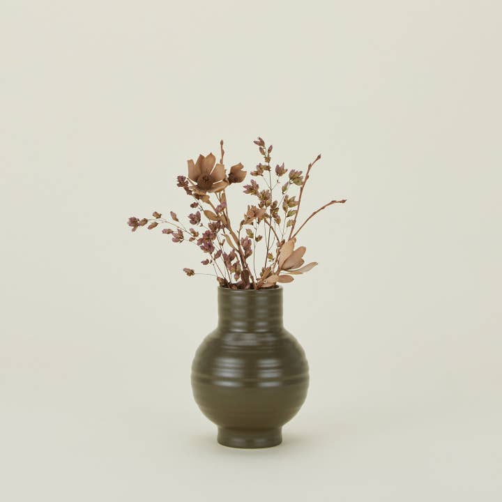 Hawkins New York - Wholesale Vase - ESSENTIAL CERAMIC VASE - OLIVE3