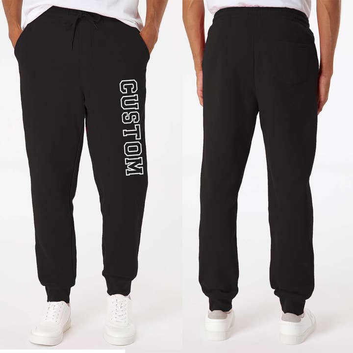 Pantalones de chándal de forro polar de peso medio personalizados-Bolsillo trasero para venta al por mayor de One Nine