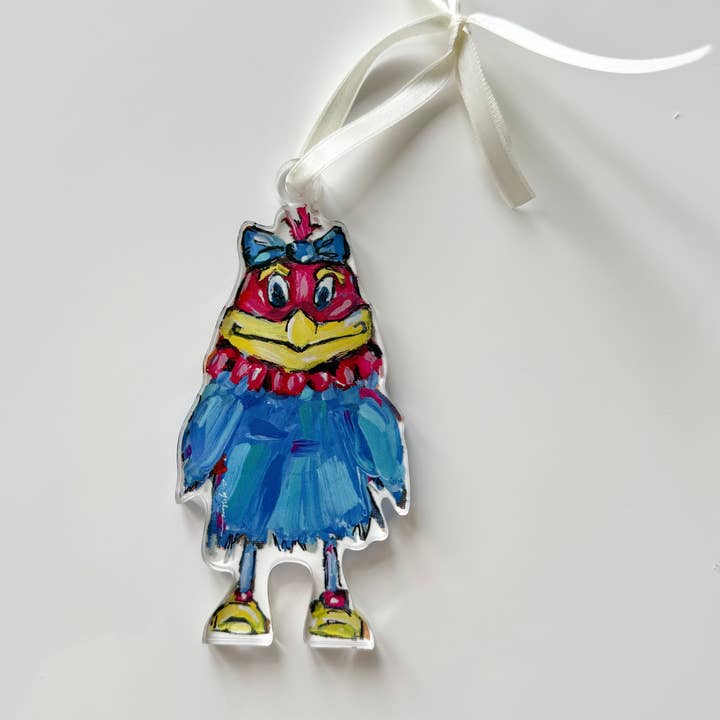 Chelsea McShane Art - Wholesale Ornament - "Jay Girl" ornament