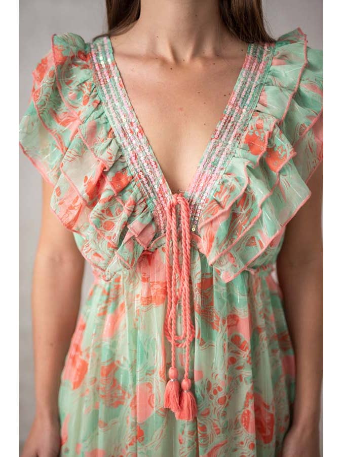 Lula Natura - Wholesale Dress - Women's - VESTIDO LUNA VERDE