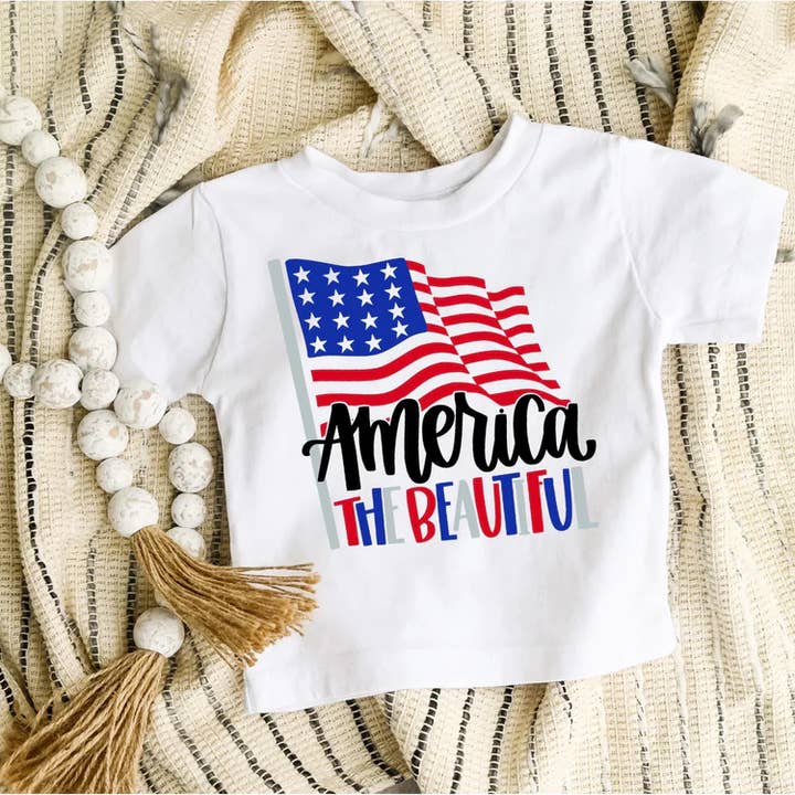 America the Beautiful T-shirt voor wholesale door Rockin’ 5A Apparel