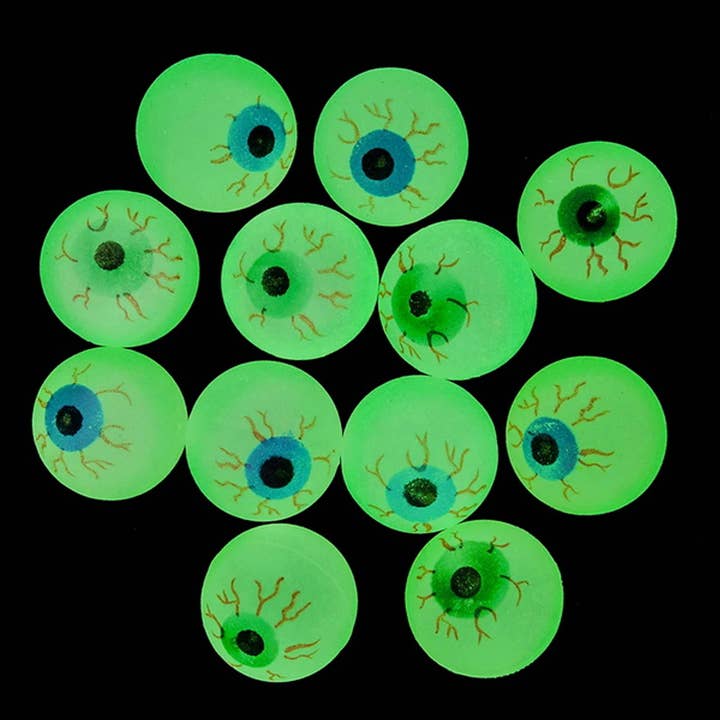 Holiday Farm - Wholesale Stress Relief Ball/Dough - Hi Bounce Christmas Eyeball Kids Toy- In Bulk