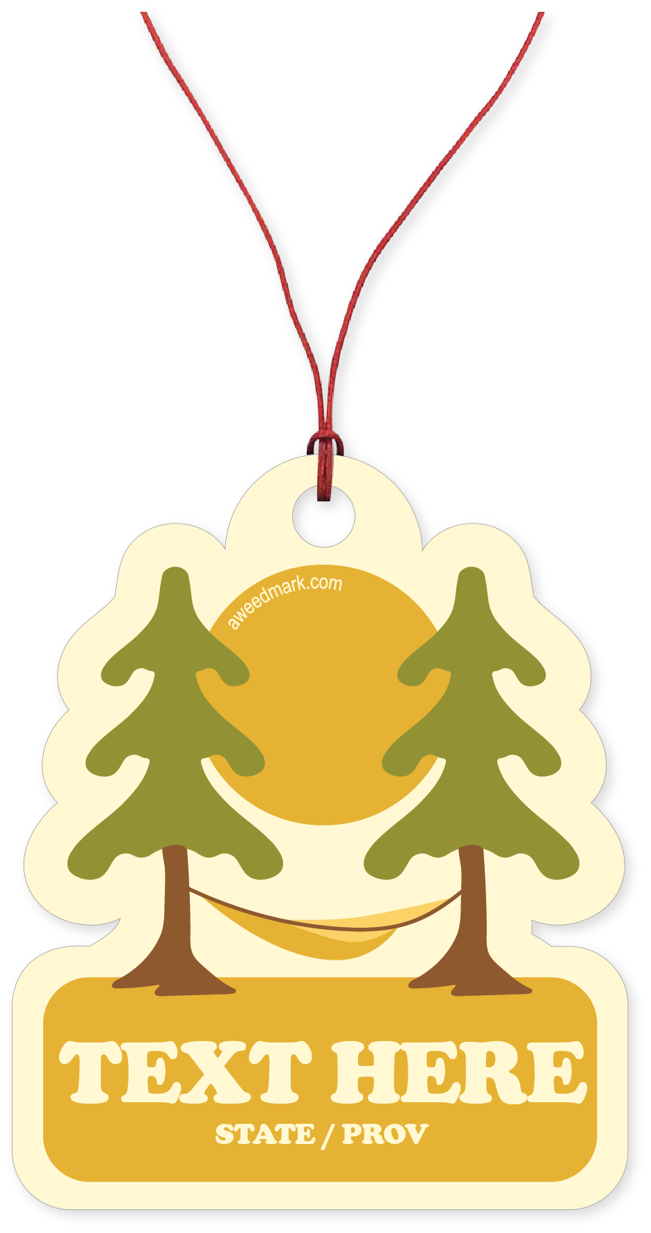 Morris Magnets – wholesale Ornament – Ornament - AW Tree Hammock Badge0