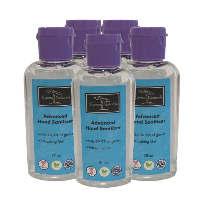 Karma Naturals Handdesinfektionsmedel - Förpackning med 5 för wholesale av Karma Organic spa