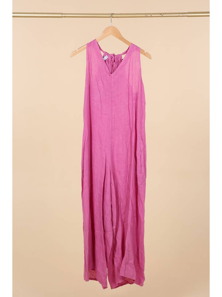 la maison des fibres naturelles - Wholesale Jumpsuit - Women's - Sleeveless jumpsuit in 100% linen 6201421