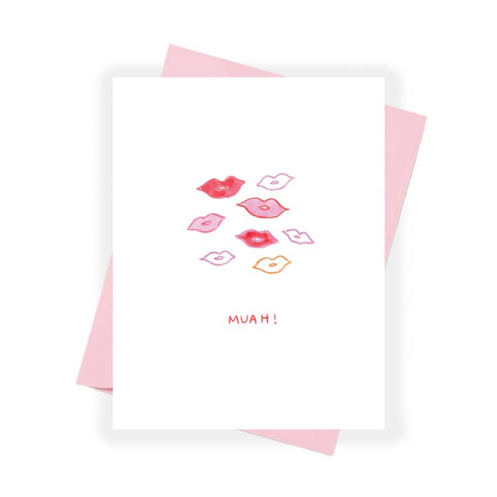 Muah Card for wholesale by Brittney Banks : Illustration + Paper Goods