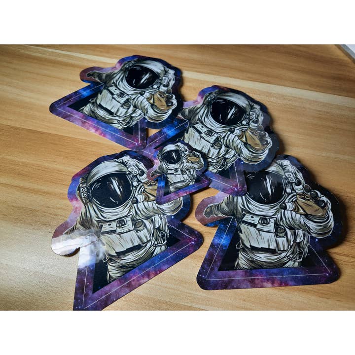 Sticker Espace Astronaute pour la vente par Merlscreations LLC