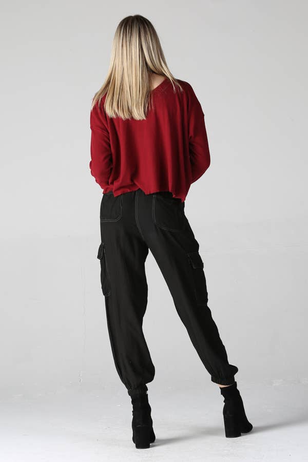 ANGIE - Wholesale Lounge Sweatpants/Joggers - Women's - 25R36-ASIS CARGO JOGGER PANTS28