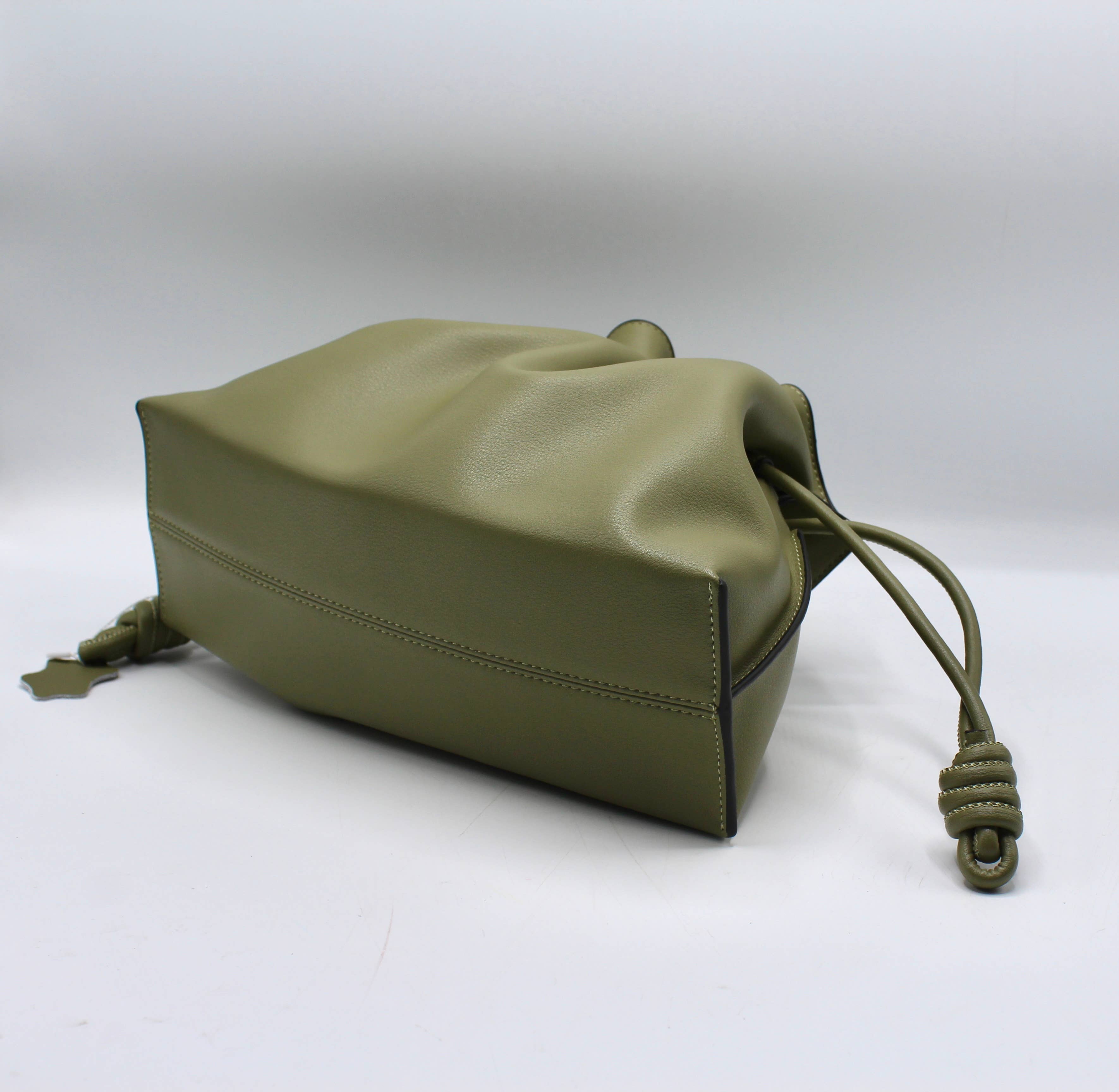 Sook Stainable - Vendita all'ingrosso Tracolla - Donna - Borsa a tracolla con coulisse in pelle genuina6