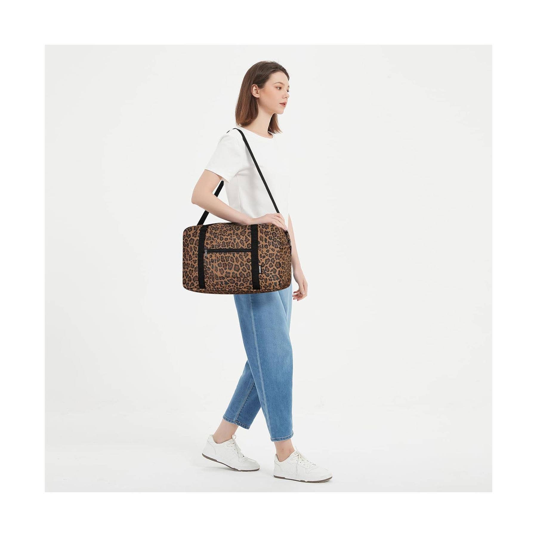 wandf – Saco de viagem - Mulher por atacado – Mala de Viagem Impressa 20L Armazenamento Sob o Assento para Companhias Aéreas10