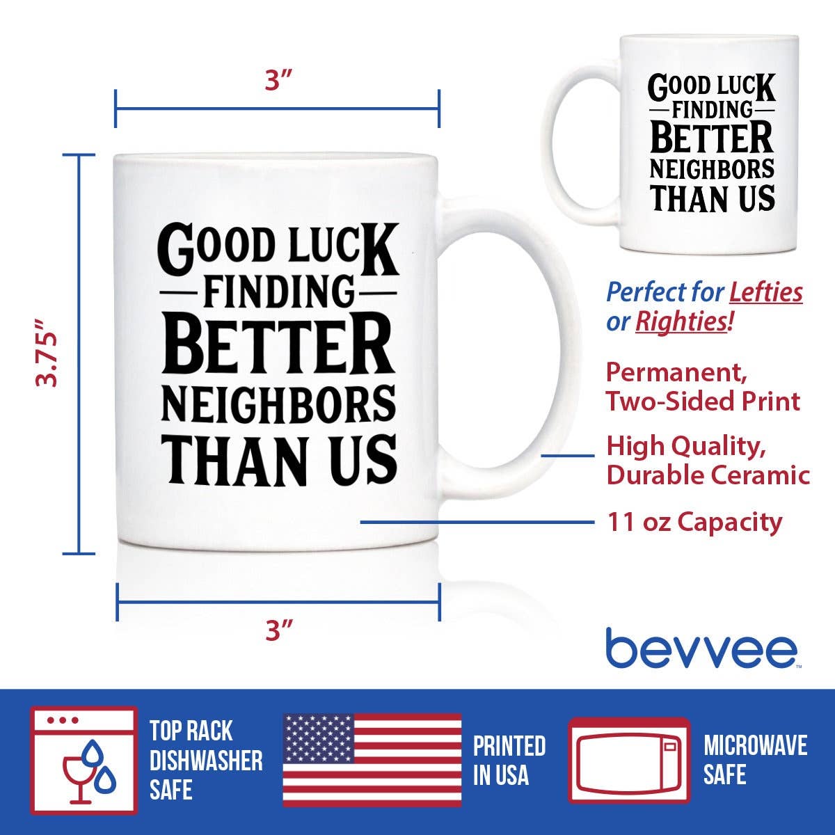 bevvee - Venta al por mayor Taza - Taza de café Better Neighbors - Neighbors Moving Away Gifts7