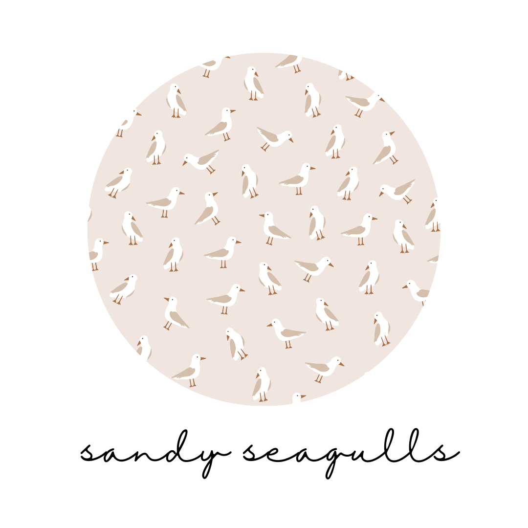 Gaia Baby Goods - Vente Haut et bas de pyjama – enfant - Pyjama bébé / tout-petit en coton bio imprimé mouettes de plage4