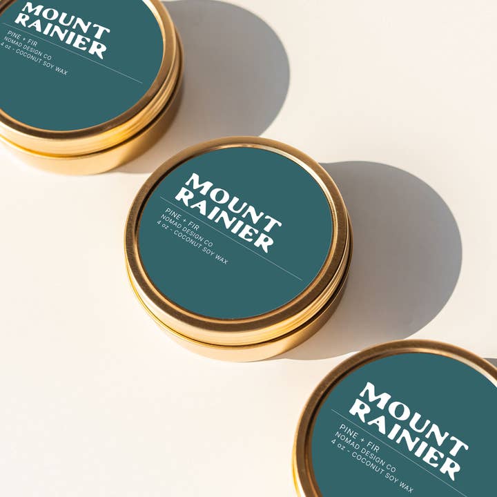 Mount Rainier National Park Travel Tin Candle and other Purchase Wholesale rainier. Free Returns & Net 60 Terms on Faire trending on Faire.