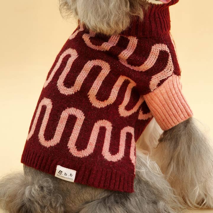 BarkBarkBaby - Wholesale Pet Sweater - Dog - Rosé Bliss Sweater2