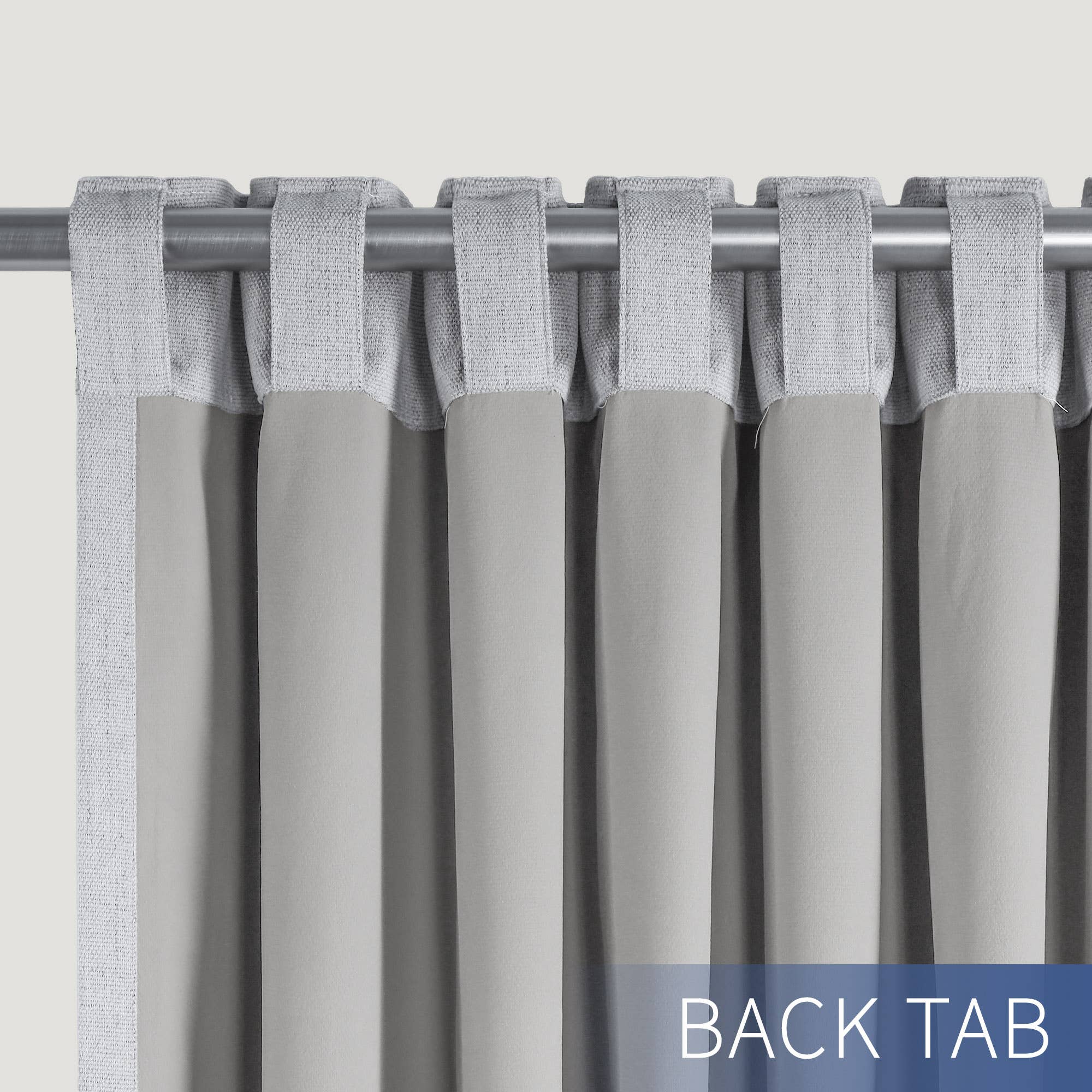 Awesome Home - Wholesale Curtain - Chenille Blackout Back Tab Curtains Pair, 2 Panels33