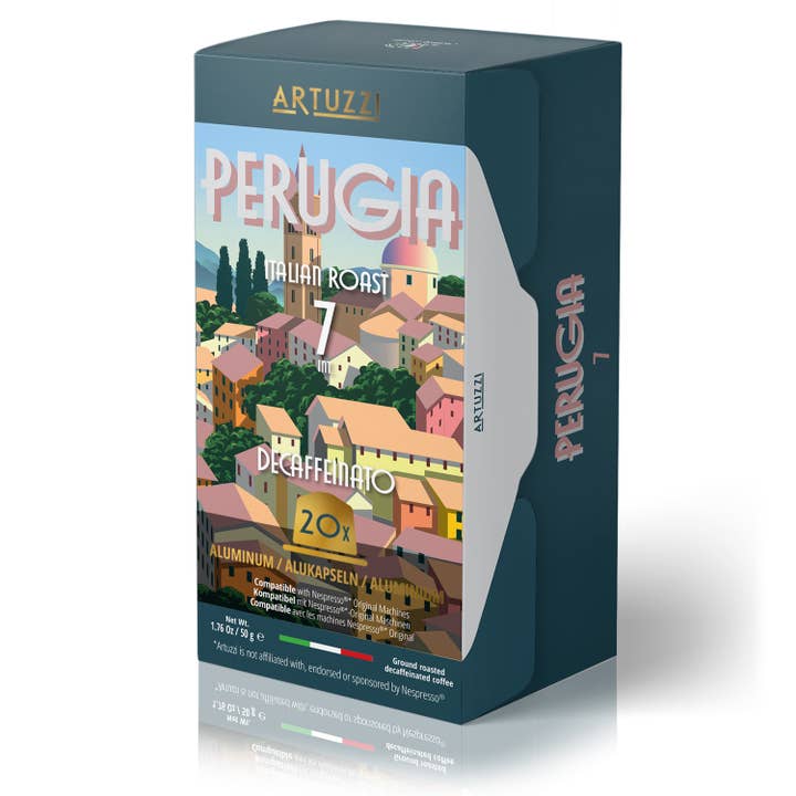 Artuzzi Perugia - Decaf Espresso - 20 Aluminum Pods for wholesale by Grove Commerce