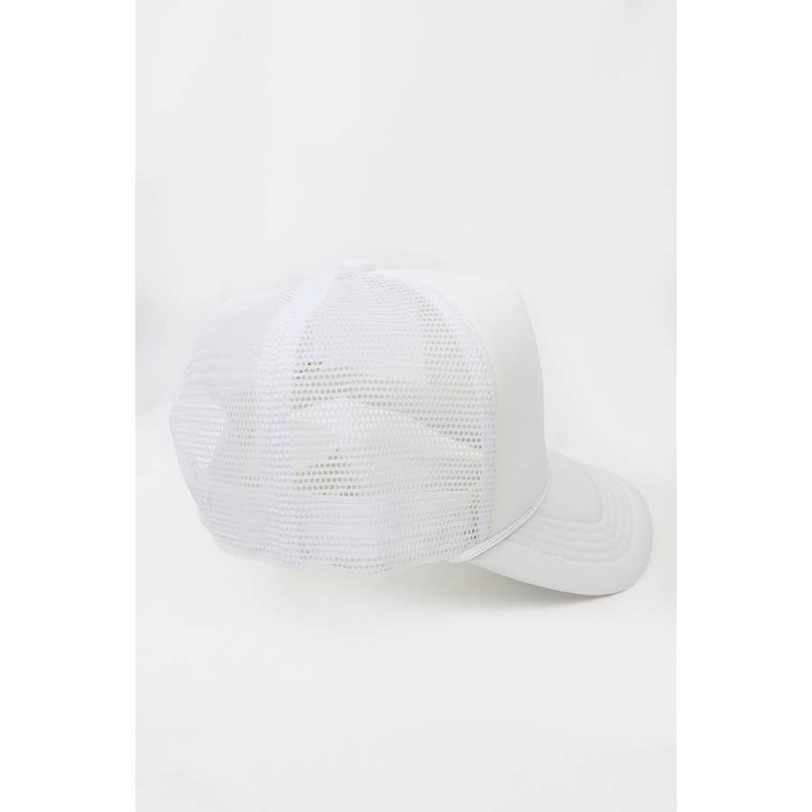 Love and Repeat - Vente Casquette de camionneur – unisexe - Chapeau de camionneur en mousse classique, casquette d'été en corde à mailles10