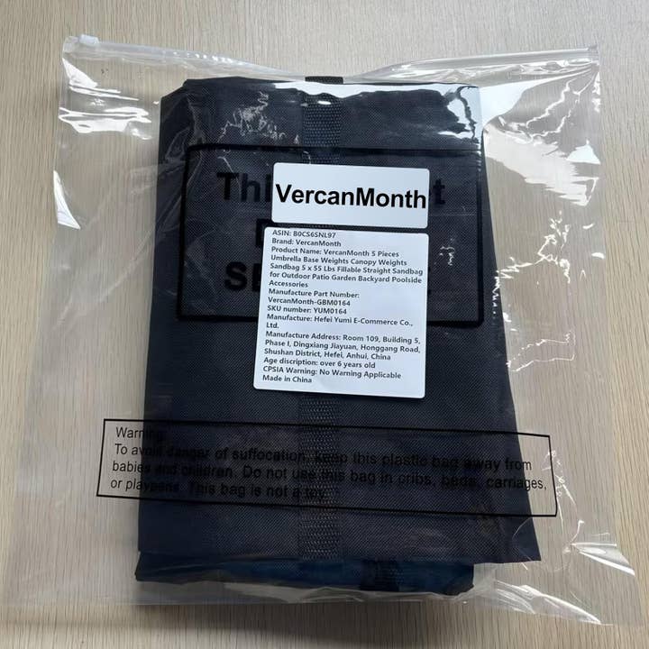 ShipItFurniture - Wholesale Outdoor Ornament/Decor - 5 Pack 55 Pound Fillable Sandbags Outdoor Umbrella Bases5