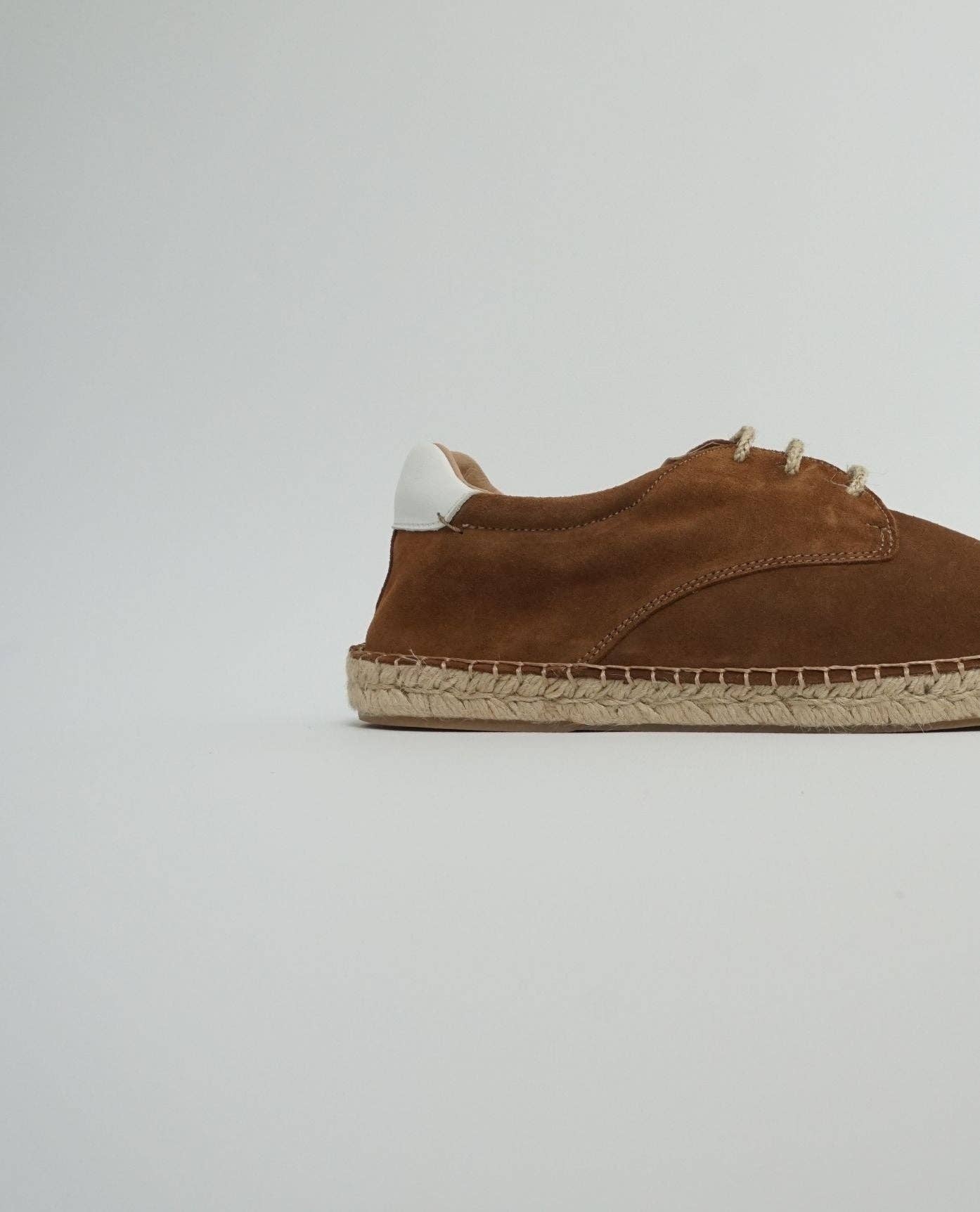 The Hundred Shoes - Wholesale Loafers - Men's - Alpargata Cordon Ante Marron2