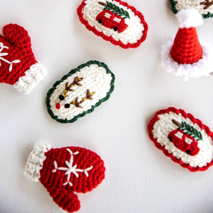 Christmas Hair Clips for wholesale by Hemsin Atelier