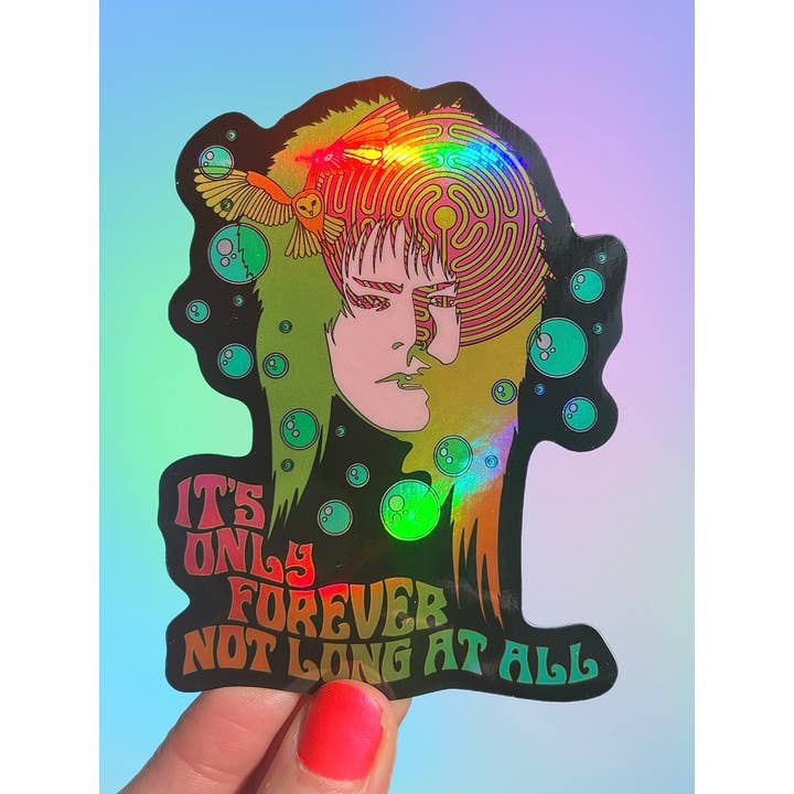 Astral Weekend - Wholesale Sticker - Labyrinth David Bowie Hologram STICKER 3 Inch4