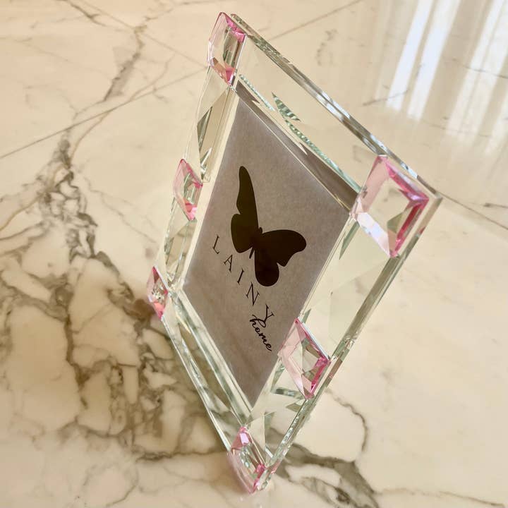 Lainy Home - Wholesale Picture Frame - Pink Crystal Picture frame 5X7