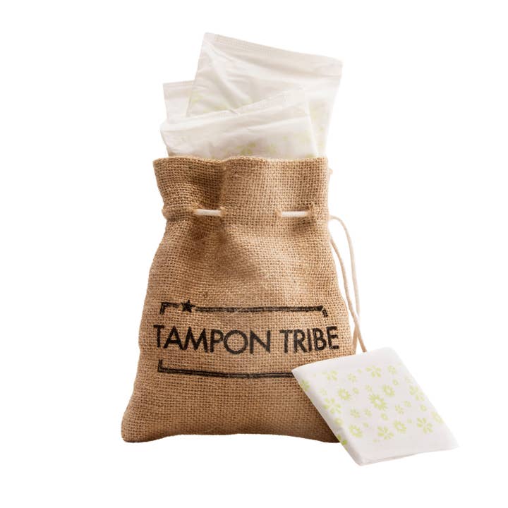 Organic Cotton Pads - 10 Ultrathin with Wings for wholesale by Tampon Tribe