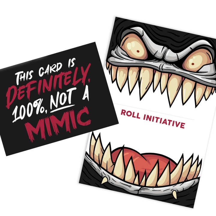 Not A Mimic Greeting Card for wholesale by GlassStaff