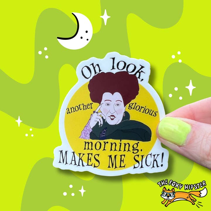 Hocus Pocus Vinyl Sticker for wholesale by The Foxy Hipster
